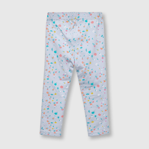 Leggings de bebé niña estampada de bebe niña estampada lila