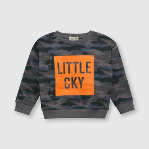 Polerón de bebé niño Cky de bebe niño Cky gris