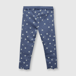 Leggings de bebé niña estampada de bebe niña estampada azul