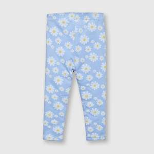Leggings de bebé niña estampada de bebe niña estampada celeste