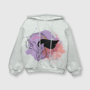 Polerón de niña Mulan gris