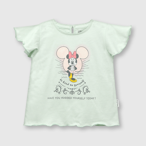 Polo de bebé niña Minnie menta
