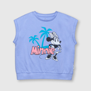 Polo de niña Minnie lavanda