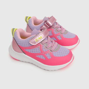 Zapatilla deportiva de niña caña baja morado