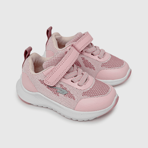 Zapatilla deportiva de niña botellas recicladas rosado