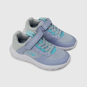 Zapatilla deportiva de niña caña baja morado