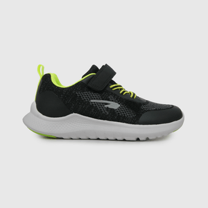 Zapatilla deportiva de niño botellas recicladas negro