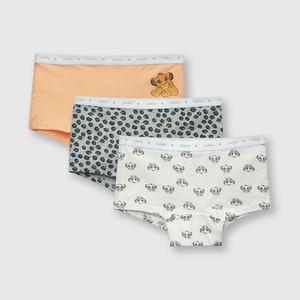 Calzón de niña 3 pack Simba gris