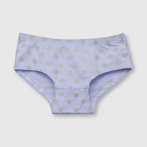 Calzón de niña 3 pack estampado blanco