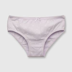 Calzón de niña 3 pack estampado lila
