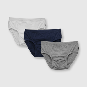 Calzoncillo de niño 3 pack clasico blanco