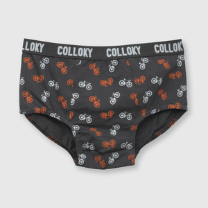 Calzoncillo de niño 3 pack estampado gris