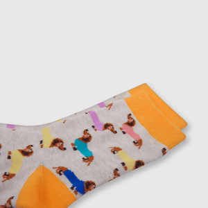 Medias de niño 3 pack perros gris