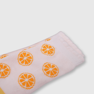 Medias deportivas de bebe niña 3 pack fruta blanco