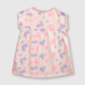 Vestido de bebé niña estampado rosado