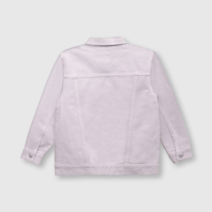 Chaqueta de mezclilla niña lila