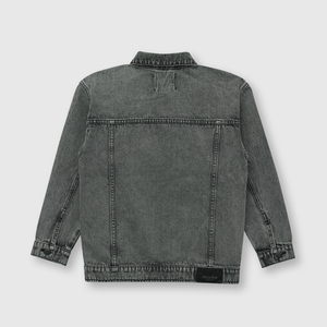 Chaqueta de mezclilla niño negra
