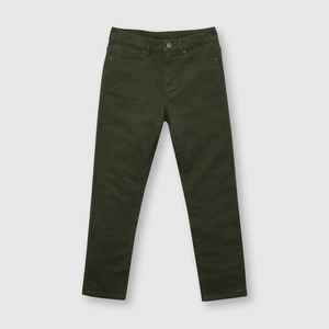 Jeans de niño straight oliva
