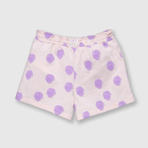 Short de bebe niña estampado de bebé niña estampado rosado