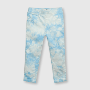 Jegging de bebe niña tie dyed azul