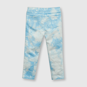 Jegging de bebe niña tie dyed azul