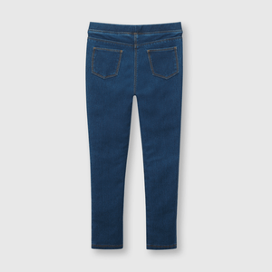 Jegging de niña estampada azul