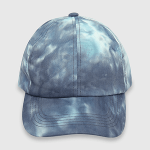 Gorro de niño tie dyed azul