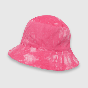 Sombrero de niña tie dyed fucsia