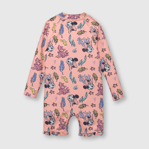 Entero de bebé niña Minnie de bebe niña Minnie damasco