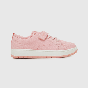 Zapatilla de niña lona rosado