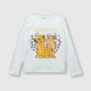 Pijama de niña Simba gris