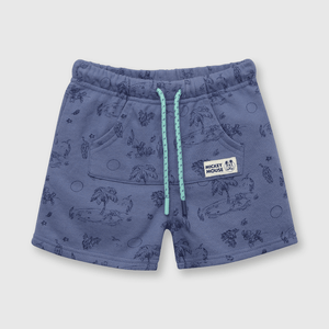 Bermuda de bebé niño Mickey de bebe niño Mickey azul