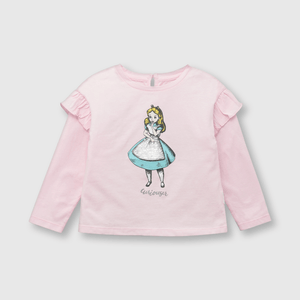 Polo de bebe niña Alicia rosada