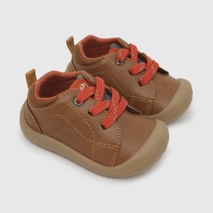 Zapato para niño clasico cordon cafe café