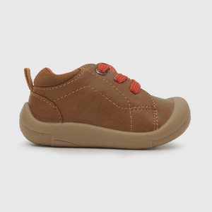 Zapato para niño clasico cordon cafe café