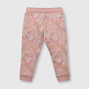 Pantalón de bebe niña flores de bebé niña flores rose