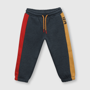Pantalón de bebé niño bloques blue denim