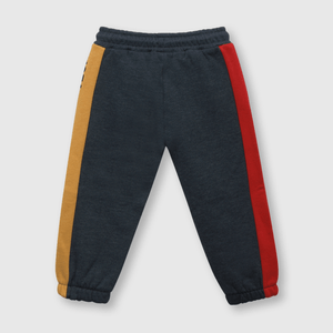 Pantalón de bebé niño bloques blue denim