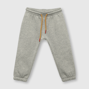 Pantalón de bebé niño buzo con elastico Gris melange