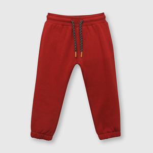 Pantalón de bebé niño buzo con elastico wine / vino