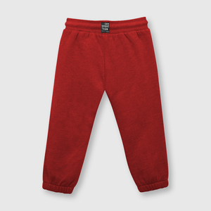 Pantalón de bebé niño buzo con elastico wine / vino