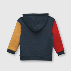 Polerón de bebé niño bloques blue denim