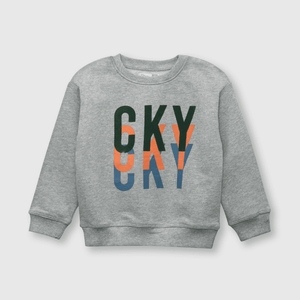 Polerón de bebé niño Cky de bebe niño Cky Gris melange