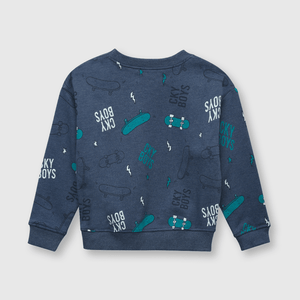 Polerón de bebe niño skate de bebé niño skate gray denim