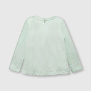 Polo de bebé niña cohete aqua