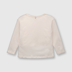 Polo de bebé niña corazon soft pink
