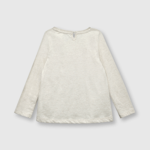Polo de bebé niña ludica light beige