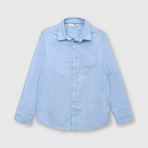 Camisa de niño clasica oxford celeste