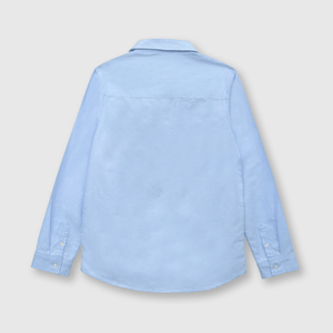 Camisa de niño clasica oxford celeste