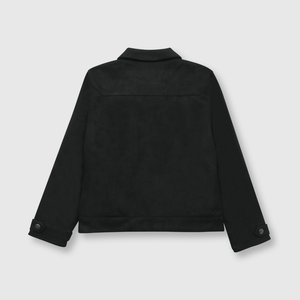 Chaqueta de niña biker negro / black